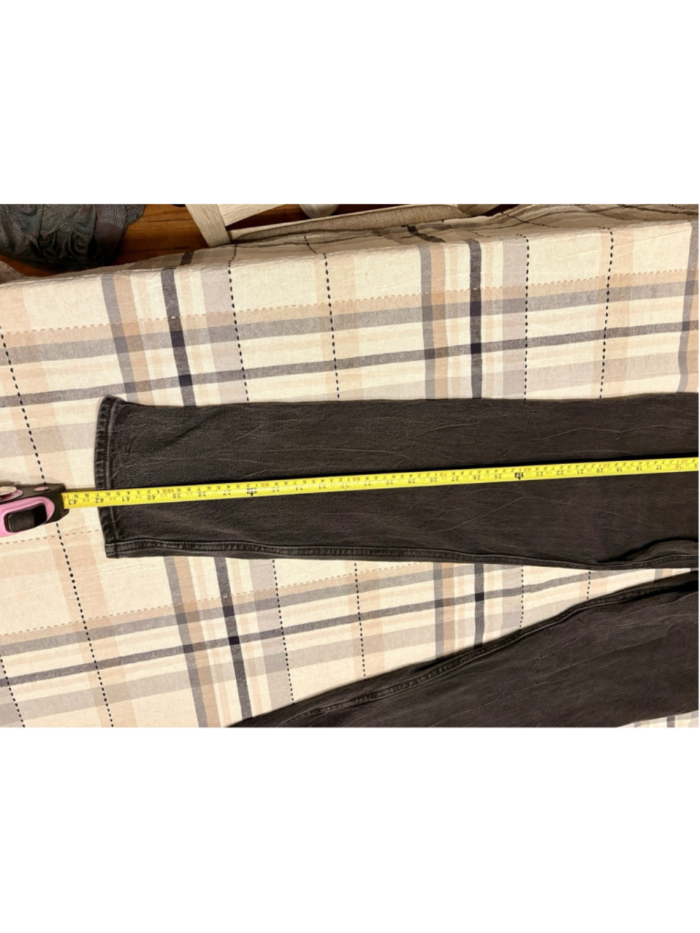 Levi’s 70s High Slim Straight Jeans Black Wash Size 27 High Rise - Picture 3 of 6